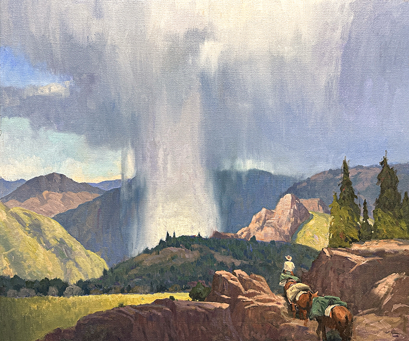 PST23-05 Sudden Downpour 30x36 oil 7800 F tiny