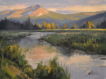 SP15-02 Slate River Evening 9x12 OP $850F WEB