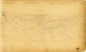 74480047_9x15 William Henry Holmes, crested butte and east river, sketchbook drawing