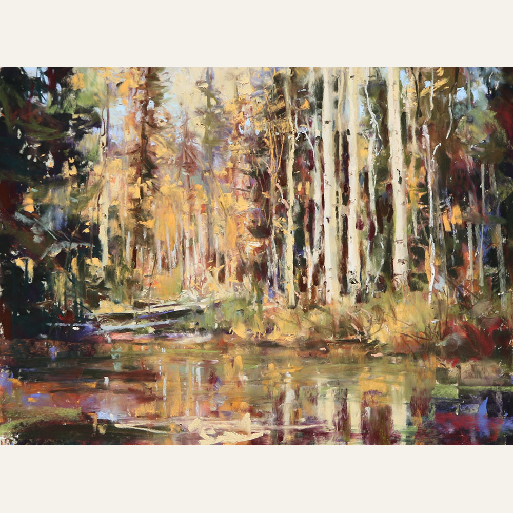 CT18-14 Aspen River Evening 9x12 pastel 950 F WEB