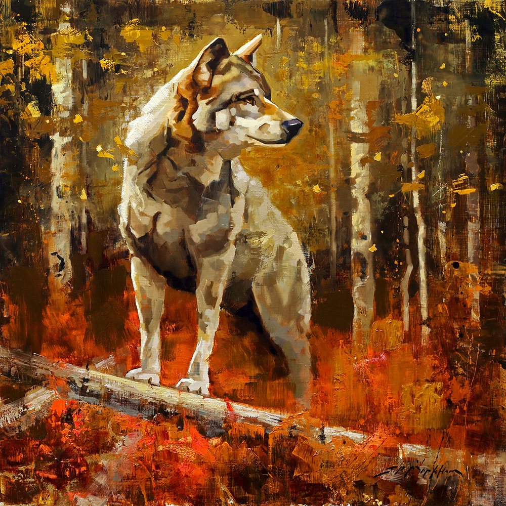 JRM20-04 Autumn Wolf 20x20 oil 3000 F WEB