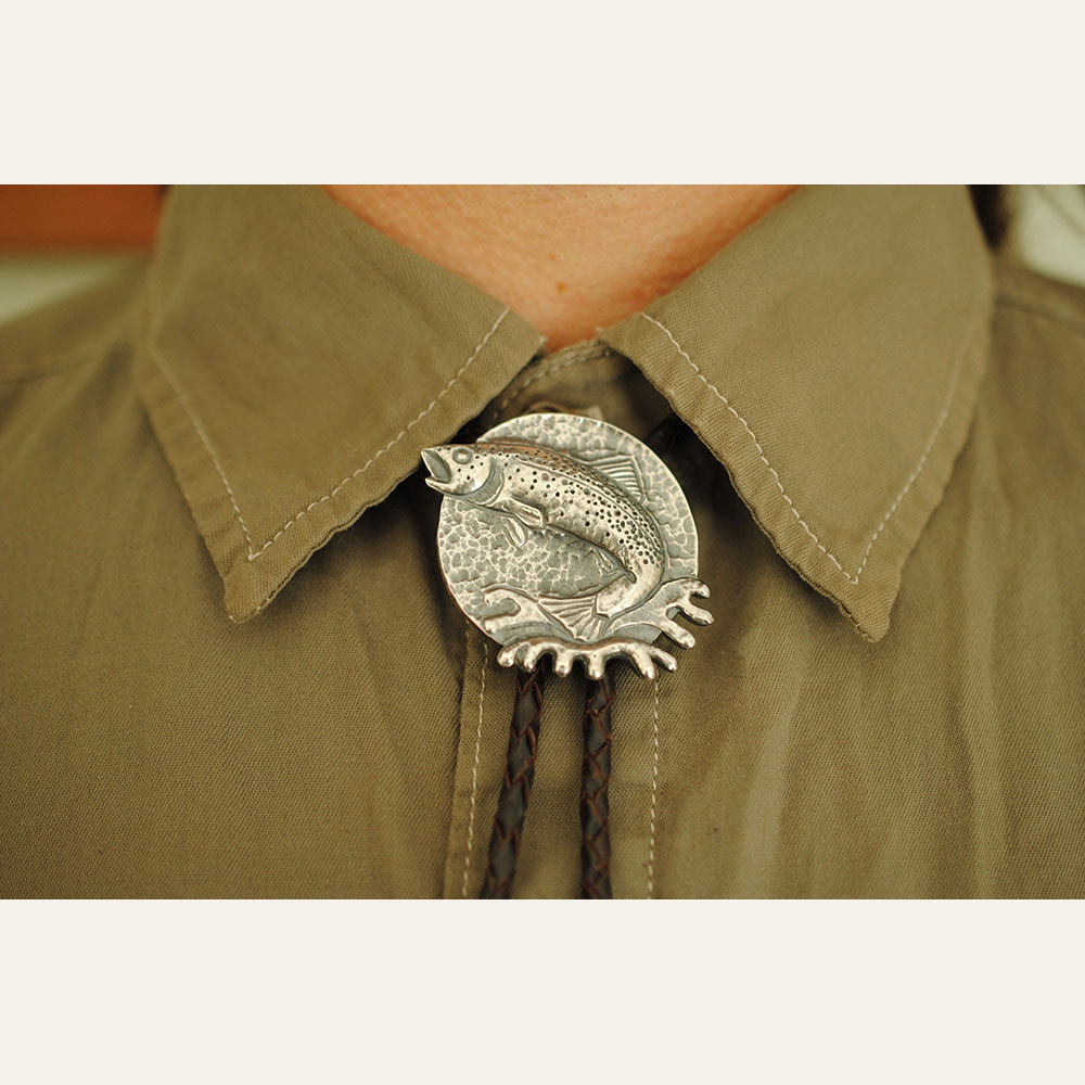 GM20-10 Trout Bolo Tie, jewelry 700 WEB