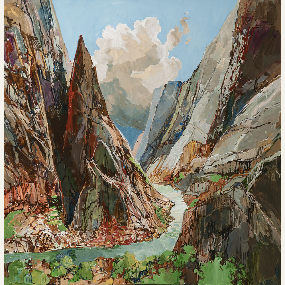 DA21-24 Black Canyon Summer II 30x30 acrylic 4500 F WEB