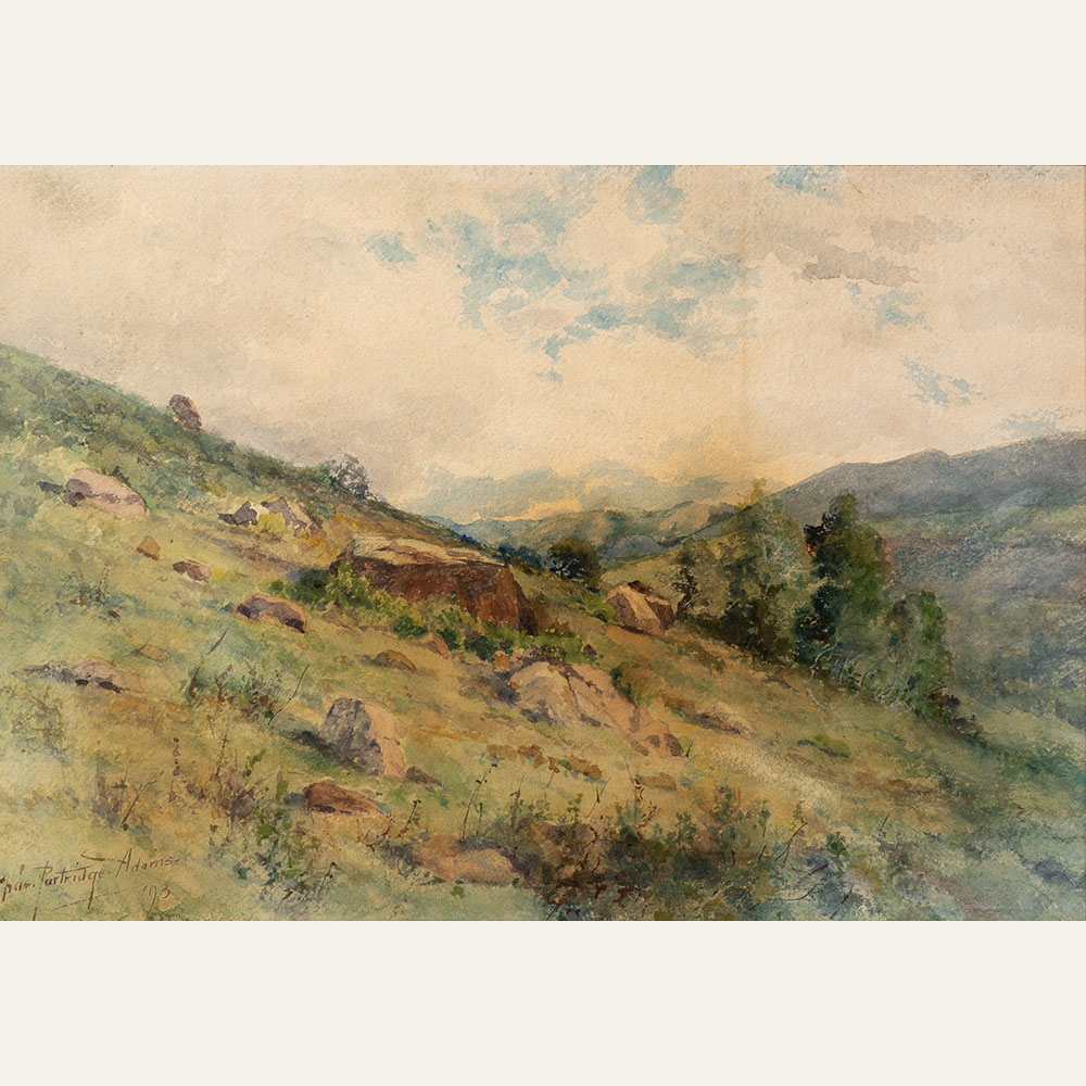 CPA22-02 A Breezy Hillside 13.5x19.5 watercolor 3000 F WEB