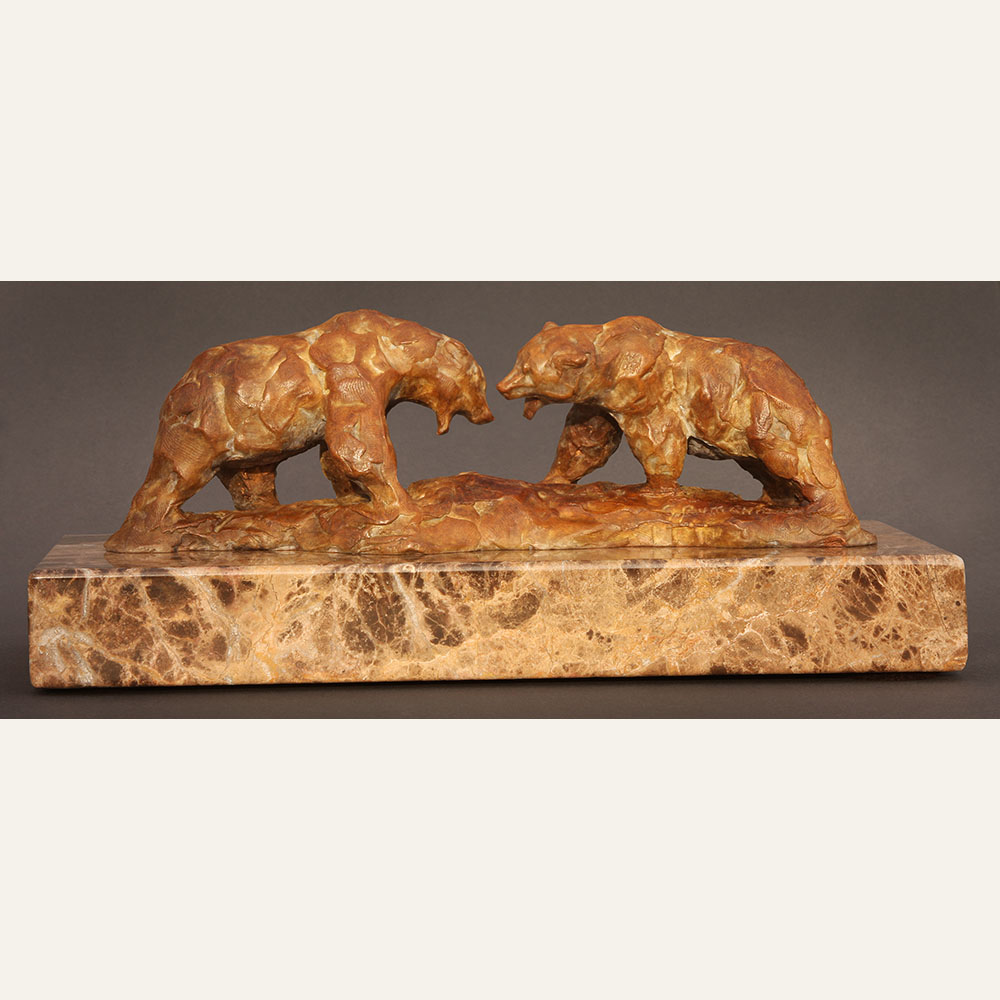 GBU23-08 The End of Diplomacy 7.75″L x 2.5″ W x 2.5″H bronze 1000 WEB