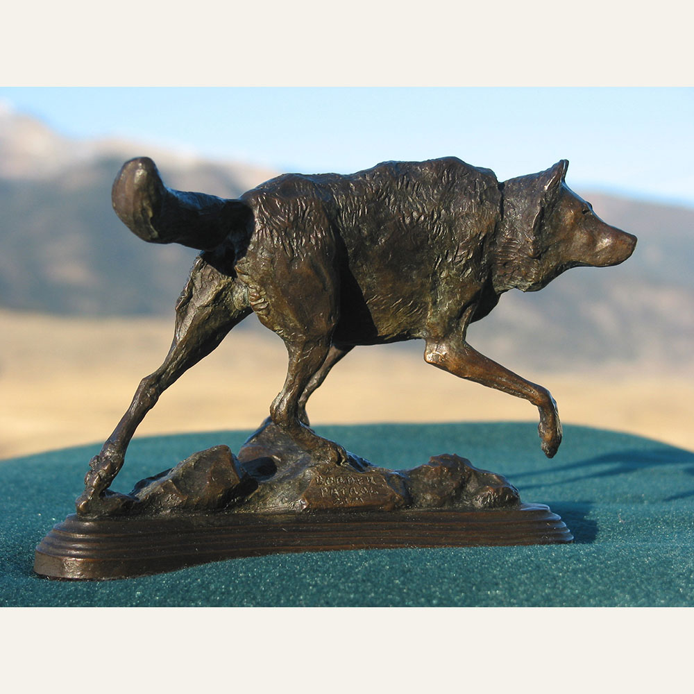 GBU23-09 Border Patrol miniature 7L x 4W x 4H bronze 780 WEB