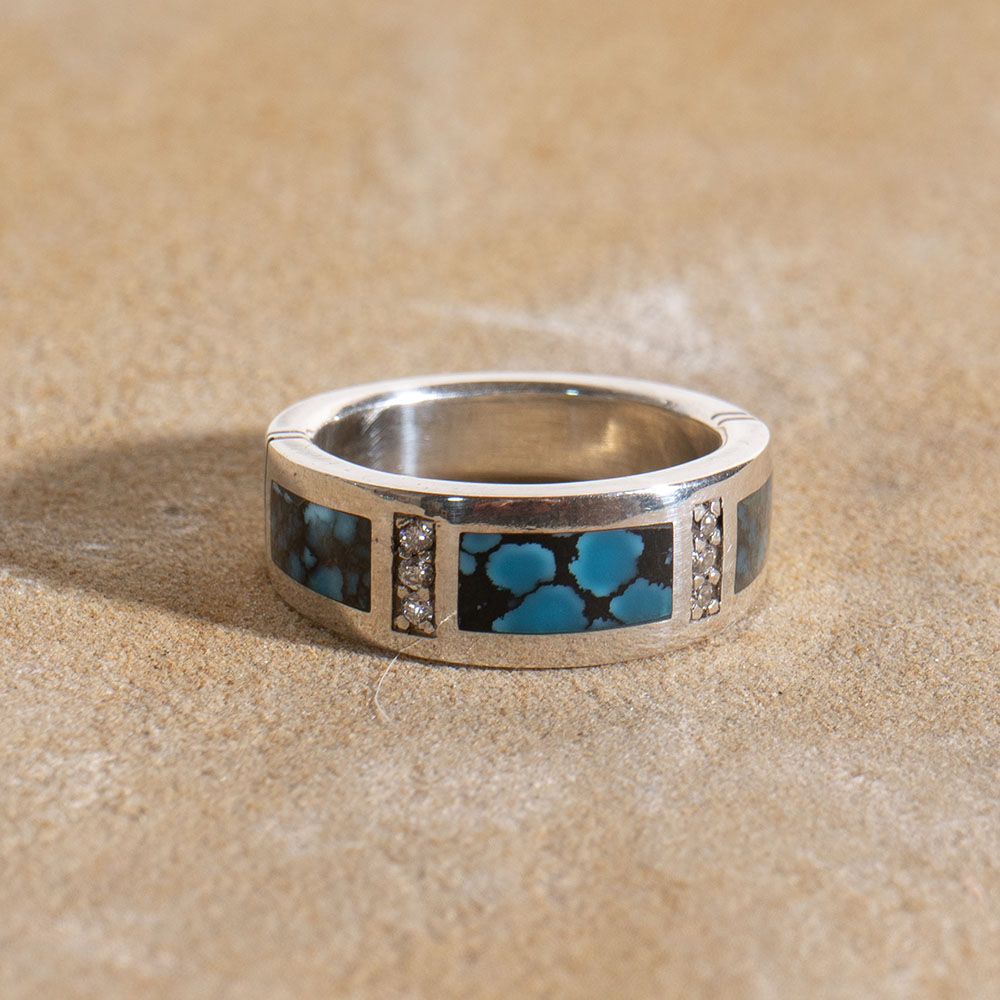 JMK23-Six Diamond & Hubei Turquoise Ring 850 WEB