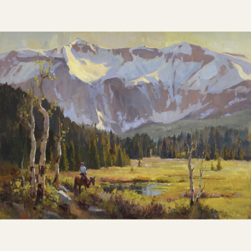 JW24-03 Spring Thaw 30x40 oil on linen 12,000 F WEB