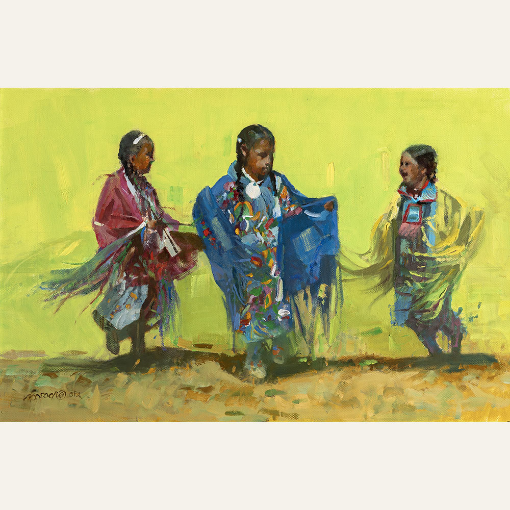 BC24-04 Shawl Dancers 15.25x23.25 oil 4400 F WEB