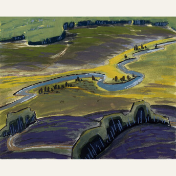 TC24-18 Brush Creek 5.5x6.75 Gouache 500 U 650 F WEB