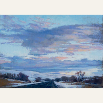 CB24-13 Lighting the Way Home 10x14 oil 975 F